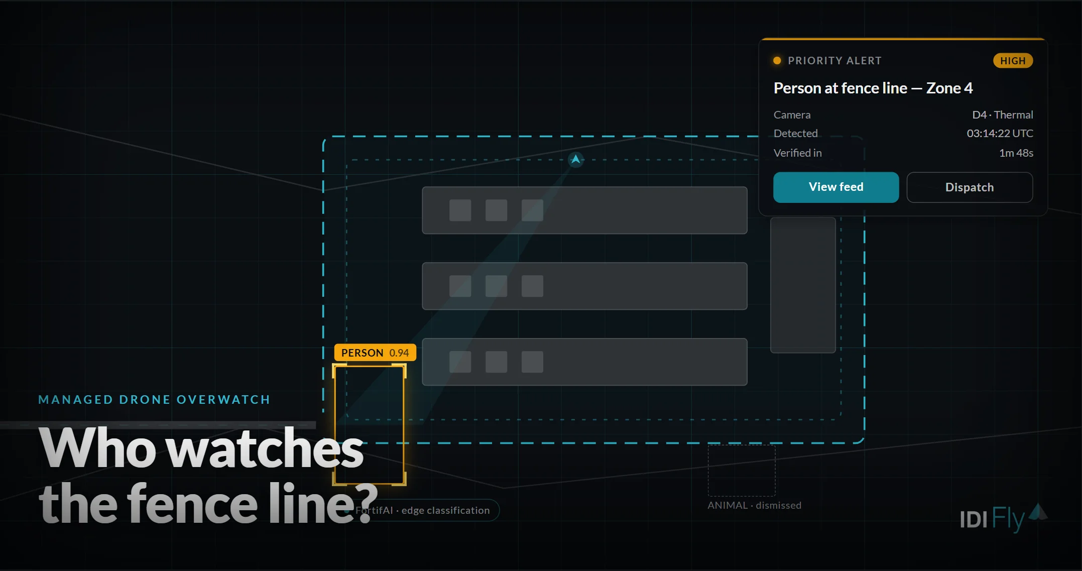 Who watches the fence line? Drones and the security of Britain's new data centres
